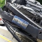 Accidente de tránsito en el Bulevar Luis Poma.