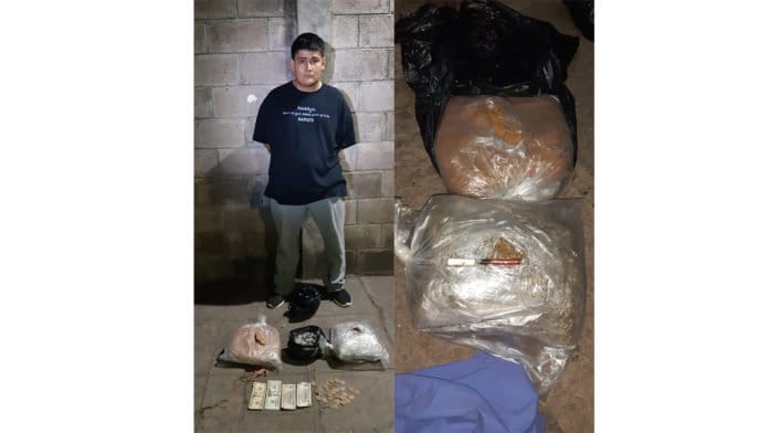 Capturan a pandillero con droga en Soyapango.