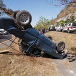 2 Tres lesionados en aparatoso accidente en Carretera de Oro