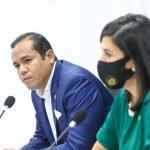 Ministro de Hacienda, Alejandro Zelaya y Ministra de Economía, María Luisa Hayem. Foto: Cortesía.