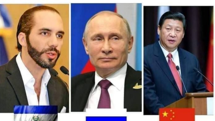 Xi Jinping y Vladimir Putin, presidentes de China y Rusia visitarán El Salvador y a Nayib Bukele. Foto / HRN Xi Jinping y Vladimir Putin, presidentes de China y Rusia visitarán El Salvador y a Nayib Bukele. Foto / HRN