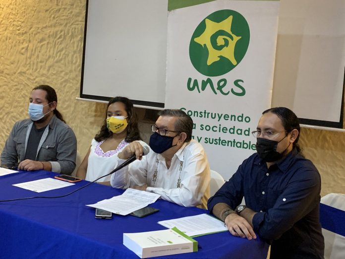 La Unidad Ecológica Salvadoreña (UNES) exhortó a la población a rechazar la minería bitcoin por las graves repercusiones que generará al medio ambiente. Foto: Cortesía.