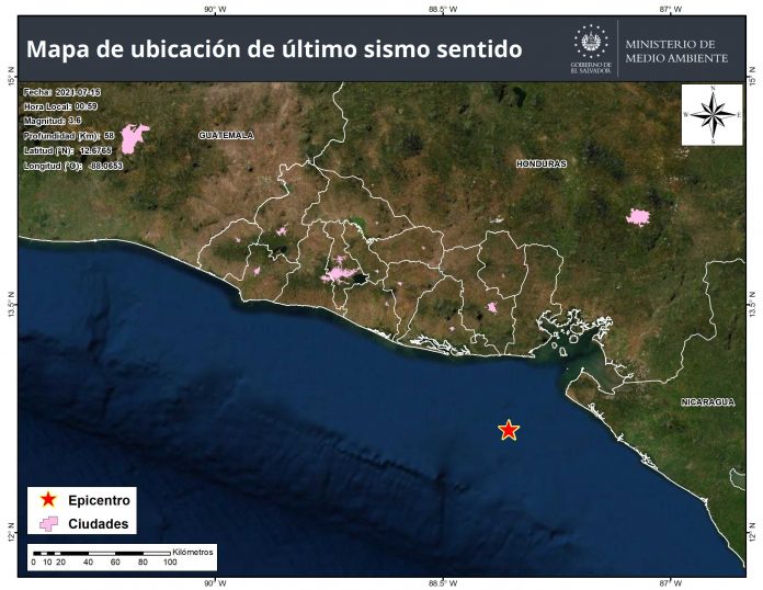 Un sismo magnitud 3.6, se registró a primeras horas del jueves frente a la costa de La Unión. A 54 km al sur de Playa Las Tunas. Un sismo magnitud 3.6, se registró a primeras horas del jueves frente a la costa de La Unión. A 54 km al sur de Playa Las Tunas.