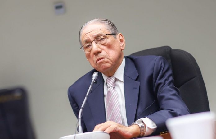 Agustín García Calderón. Ex presidente de la Corte Suprema de Justicia. Foto: Cortesía.