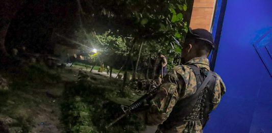 Ejército incursiona en una Comunidad de San Salvador. Foto: Cortesía.