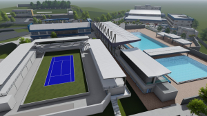 Complejo Deportivo de Merliot. Imagen: INDES.