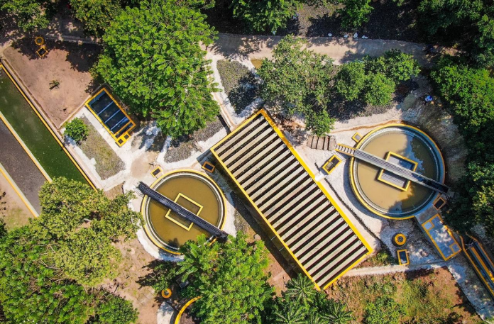 Planta de tratamiento de agua residual de Suchitoto. Foto: Cortesía.