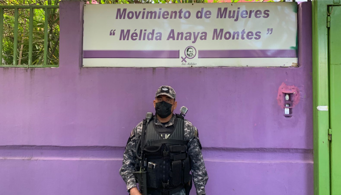 Uno de los locales allanados fue de la Fundación Mélida Anaya Montes. Foto: YSKL.