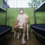 David Munguía Payés, ex Ministro de la Defensa Nacional es llevado al Centro Penal “La Esperanza”.