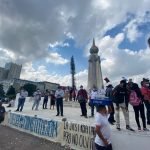 Jueces de la república se manifiestan exigiendo independencia en sus funciones. Foto: Cortesía.