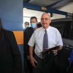 Expresidente Alfredo Cristiani en Asamblea Legislativa. Foto: Cortesía.