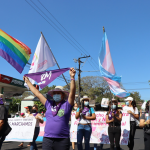 Organizaciones LGBTI marchan para exigir el reconocimiento de sus derechos y la promulgación de una ley que proteja su integridad. Foto: Cortesía.