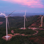 Parque eólico en Metapán.