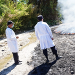 Fiscalía y Policía proceden a destruir un cargamento de 20 toneladas de cocaína incautadas en altamar.