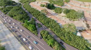 El proyecto de retorno desde la Monseñor Romero hasta calle al volcán se ejecutará en dos etapas.  Los primeros serán los carriles de desaceleración de ingreso y salida. 