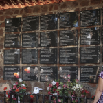 Monumento a víctimas de la masacre de El Mozote en 1981. Foto: Cortesía.
