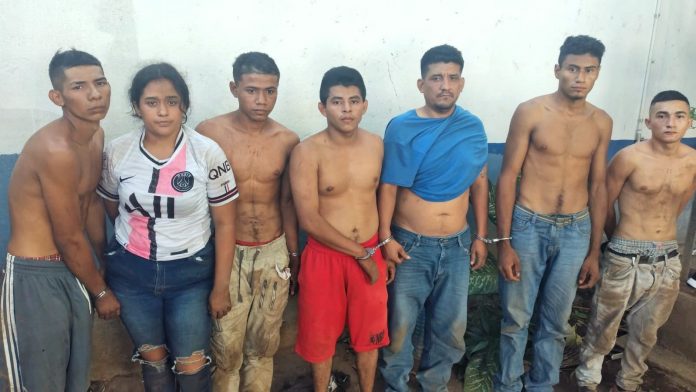 7 pandilleros de la MS y la 18 fueron detenidos en Jiquilisco, Usulután. 7 pandilleros de la MS y la 18 fueron detenidos en Jiquilisco, Usulután.
