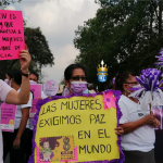 Movimientos feministas marchan en conmemoración del Día Internacional de la Mujer. Foto: YSKL.