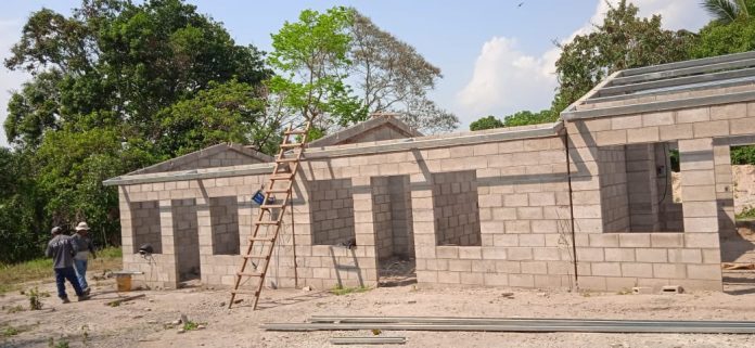 Proyecto habitacional en construcción. Foto: Ministerio de Vivienda.