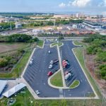 Parque de contenedores en Pre Puerto de Acajutla. Foto: Cortesía.