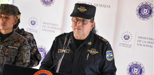 Mauricio Arriaza Chicas, Director de la Policía Nacional Civil. Foto: Cortesía.