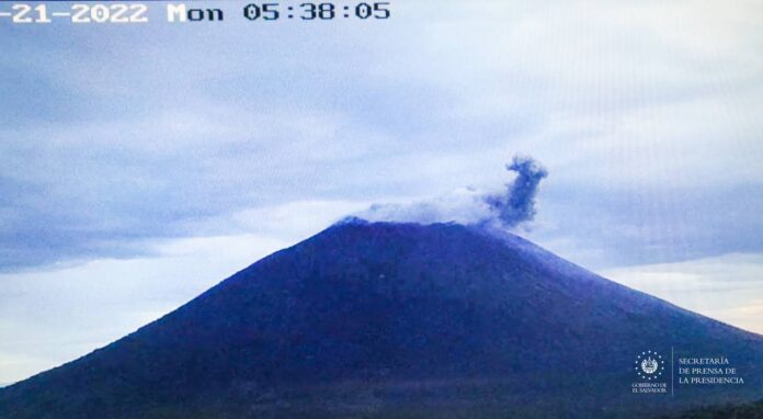 Volcán Chaparrastique. Imagen de referencia.