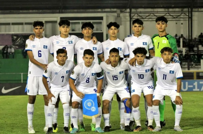 Selección de El Salvador Sub 17. Foto: Cortesía.