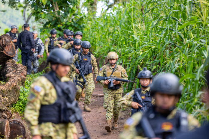 Cerco militar en Cabañas. Imagen de cortesía.