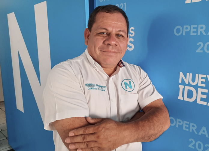 Roberto Barrientos, alcalde de San Vicente. Imagen de Cortesía.
