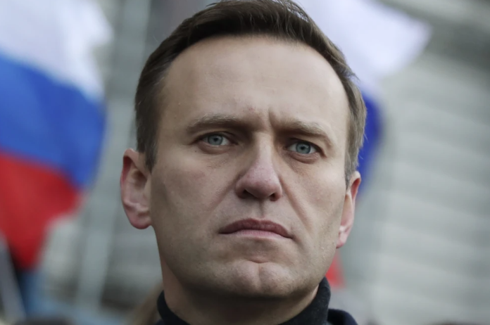 El líder opositor ruso Alexei Navalny, en Moscú, el 29 de febrero de 2020. (Foto AP:Pavel Golovkin).