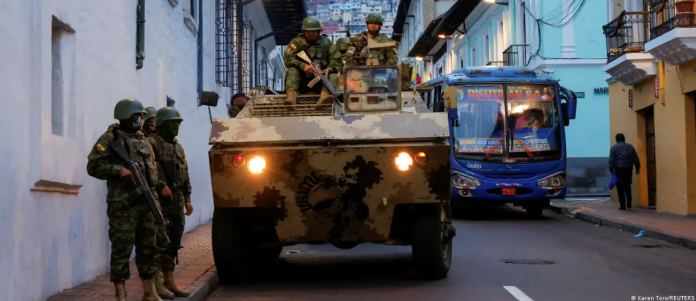 Foto simbólica de soldados en calle de Ecuador. Imagen: Cortesía.