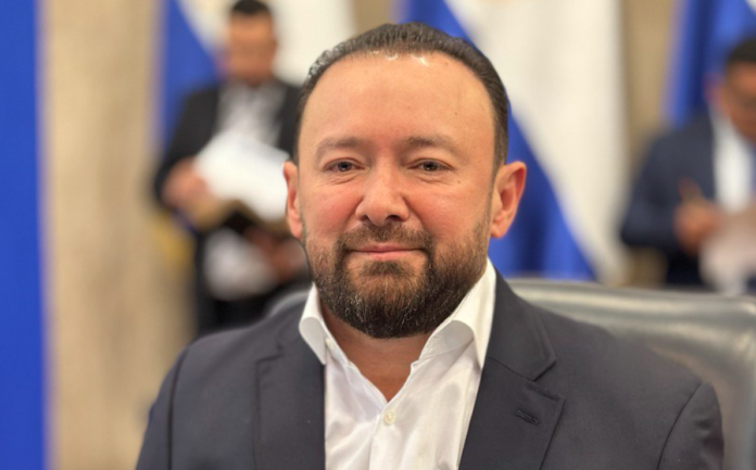 Diputado de GANA, Guillermo Gallegos, en sesión plenaria. Foto: Cortesía. Foto: Cortesía.