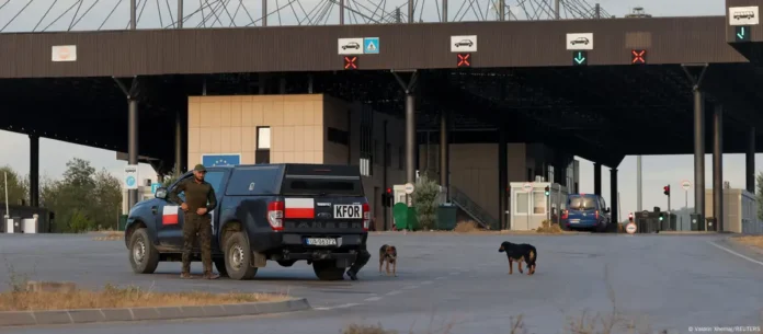 Paso fronterizo Merdare que criza de Kosovo a Serbia. Paso fronterizo Merdare que criza de Kosovo a Serbia. Foto: Cortesía.