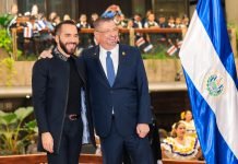 Presidente de Costa Rica realizará visita oficial a El Salvador a partir de este jueves Presidente Nayib Bukele, junto a su homólogo costarricense, Rodrigo Chaves.