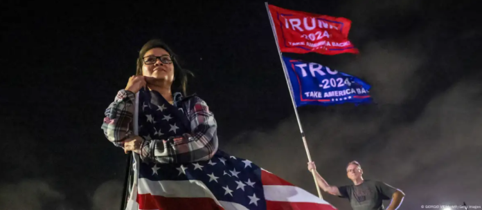 Simpatizantes de Trump celebran la victoria de su candidato en Palm Beach, Florida. Imagen de referencia. Foto: Cortesía. Simpatizantes de Trump celebran la victoria de su candidato en Palm Beach, Florida. Imagen de referencia. Foto: Cortesía.