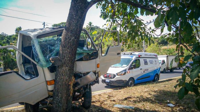 Accidente de tránsito.