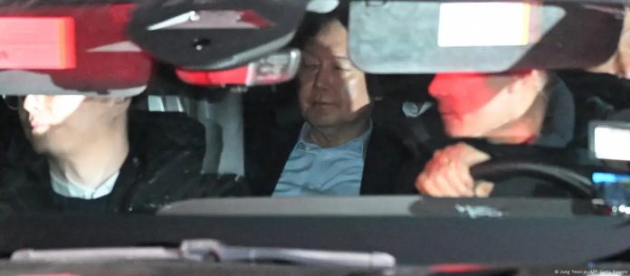 El gobernante llegó al Tribunal entre un fuerte dispositivo de seguridad. (Imagen de archivo 15.01.2025) Foto: Cortesía.