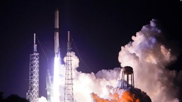 El cohete New Glenn de Blue Origin despega del Complejo de Lanzamiento 36 en la Estación de la Fuerza Espacial de Cabo Cañaveral, el 16 de enero de 2025, en Cabo Cañaveral, Florida. Foto: Cortesía. El cohete New Glenn de Blue Origin despega del Complejo de Lanzamiento 36 en la Estación de la Fuerza Espacial de Cabo Cañaveral, el 16 de enero de 2025, en Cabo Cañaveral, Florida. Foto: Cortesía.