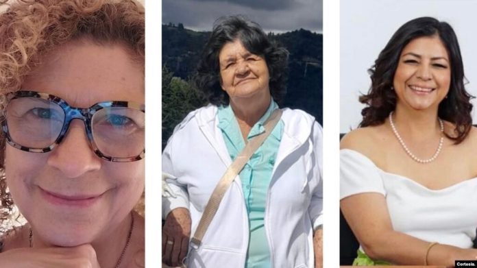 Silvina Schreiner, Ana Tulia Jiménez y Lucía Peraza tienen más de 50 años y trabajan en sus propios emprendimientos. Foto: Cortesía.