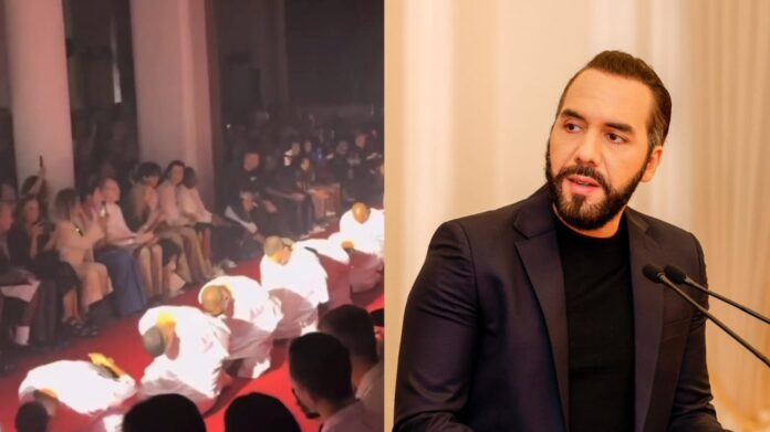 Bukele cuestiona desfile de modas de París.