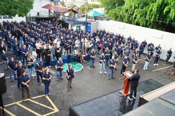 Inspectores del Ministerio de Trabajo durante fiestas agostinas.