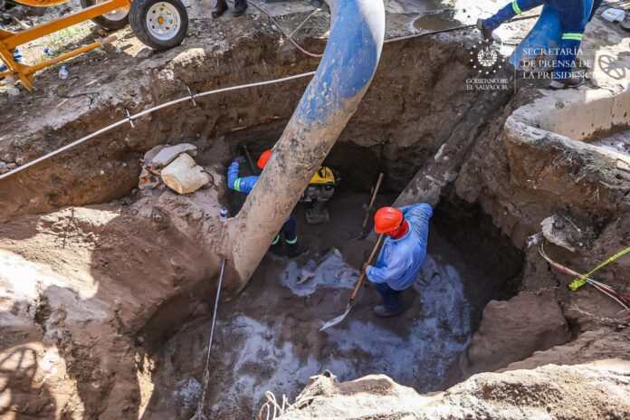 ANDA finaliza reparación de tubería en Estación Central del Sistema Zona Norte