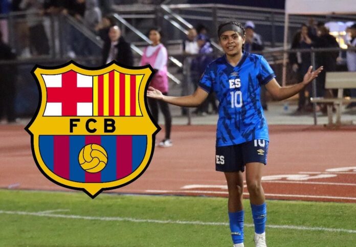 Brenda barcelona La seleccionada nacional tiene contrato con el equipo de Guadalajara hasta 2026. Foto cortesía: FESFUT