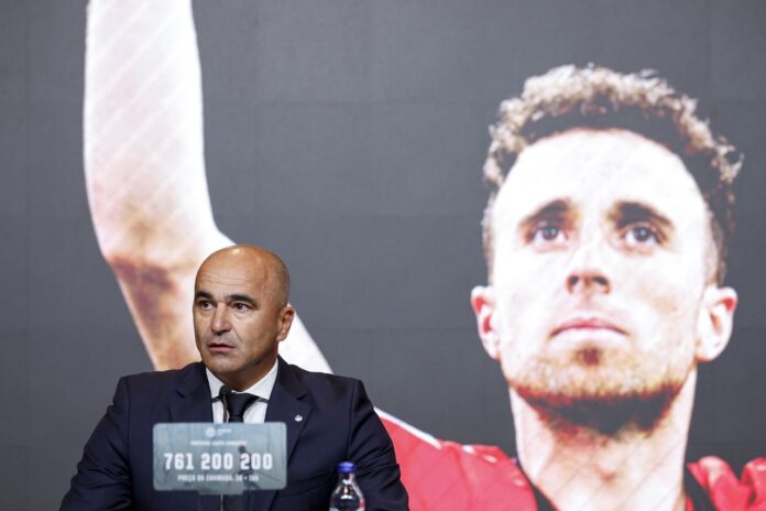 Diogo Jota El entrenador español rindió homenaje al delantero portugués que falleció en julio. Foto cortesía: Selección portuguesa.