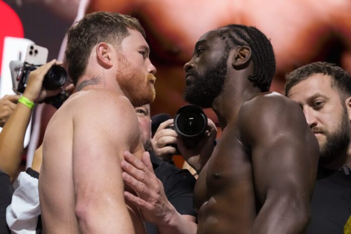 Canelo y Terence El 'Canelo' perdió por primera vez en tres años. Foto cortesía: Netflix.