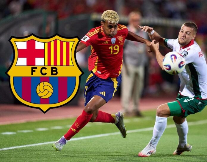 El canterano "Culé" jugó ambos partidos del clasificatorio europeo rumbo al Mundial 2026, contra Bulgaria y Turquía. Foto cortesía: Selección Española de Fútbol.