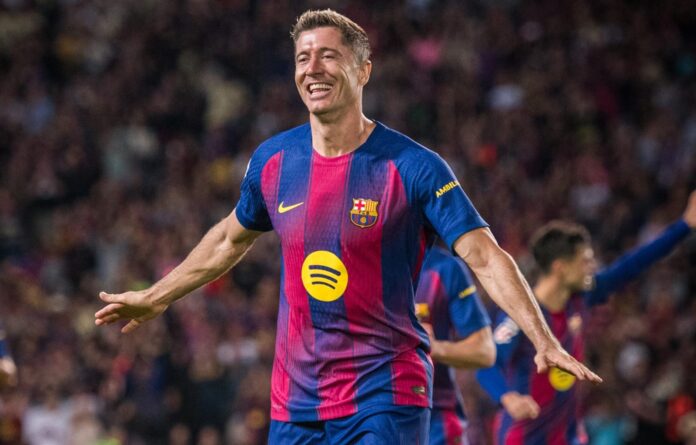 Lewandowski El futbolista de Europa Central sigue siendo determinante con 37 años. Foto cortesía: FC Barcelona.