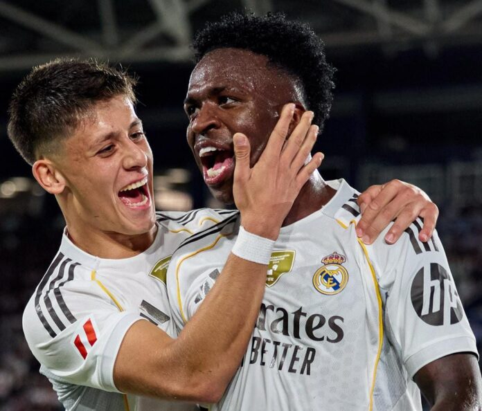 Vinicius Junior fue nombrado como la figura del partido. Foto cortesía: Real Madrid.