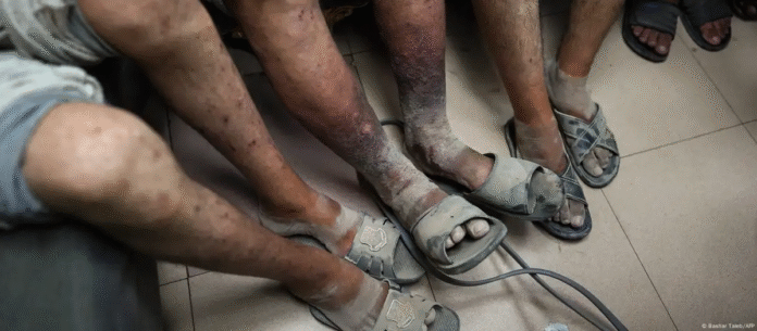 Foto referencia de prisioneros palestinos que fueron liberados en medio de la guerra entre Israel y Gaza. Foto: Cortesía.