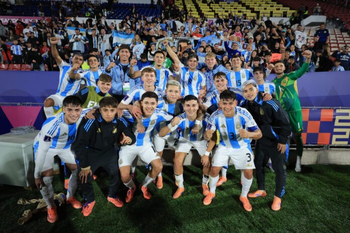 Argentina Sub20 De la mano del técnico Diego Placente Argentina vuelve a la final del mundo de la categoría. Foto cortesía: AFA.